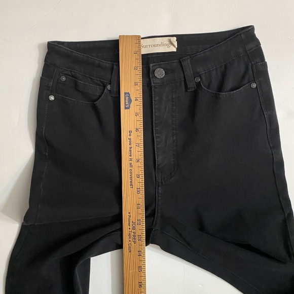 SOFT SURROUNDINGS, Fly Front Skinny Black Jeans Women’s size 4 - Picture 5 of 12